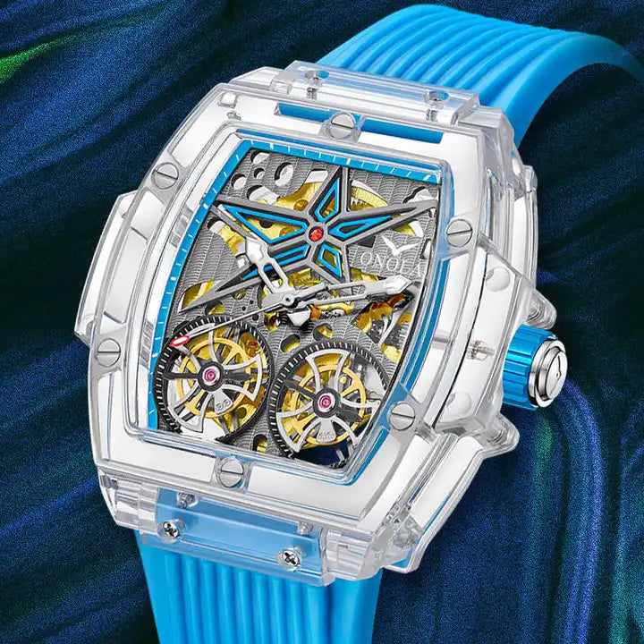 ONOLA Clear Series Plastic Transparent Maximus AUTOMATIC Watch