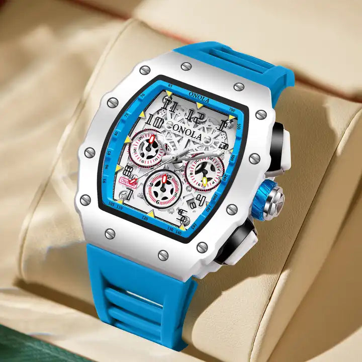 ONOLA Grande Prix Shanghai Chronograph Watch MILK