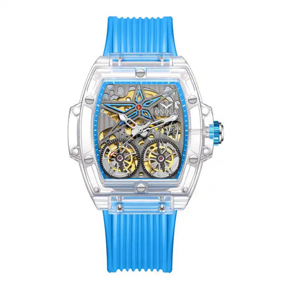 ONOLA Clear Series Plastic Transparent Maximus AUTOMATIC Watch