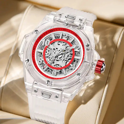 ONOLA Clear Series Plastic Transparent AUTOMATIC Watch