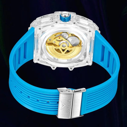 ONOLA Clear Series Plastic Transparent Maximus AUTOMATIC Watch